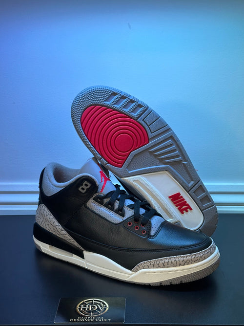AIR JORDAN 3 RETRO OG 'BLACK CEMENT' 2024