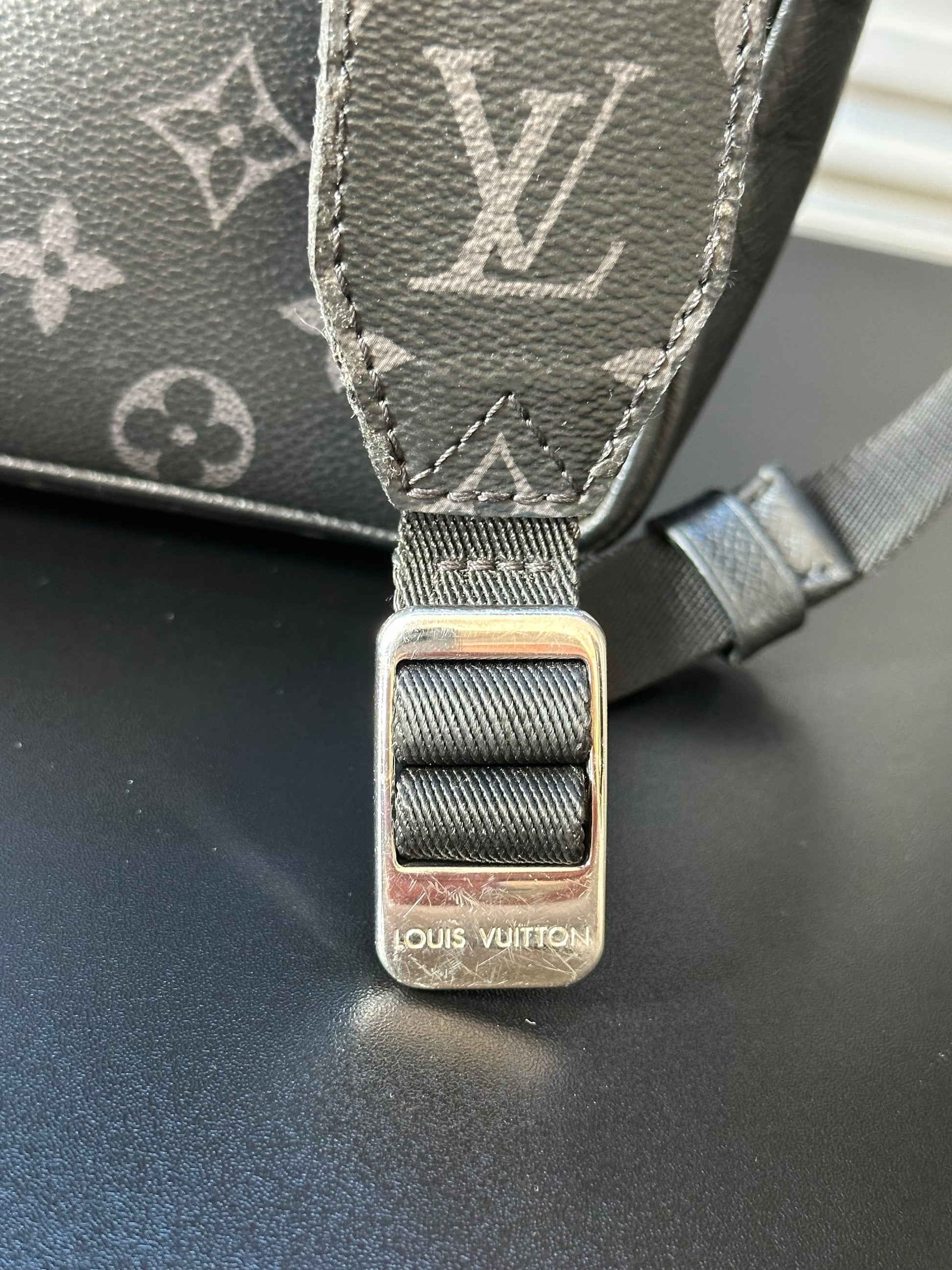 LOUIS VUITTON MESSENGERAMA MONOGRAM ECLIPSE BAG – PRE-OWNED