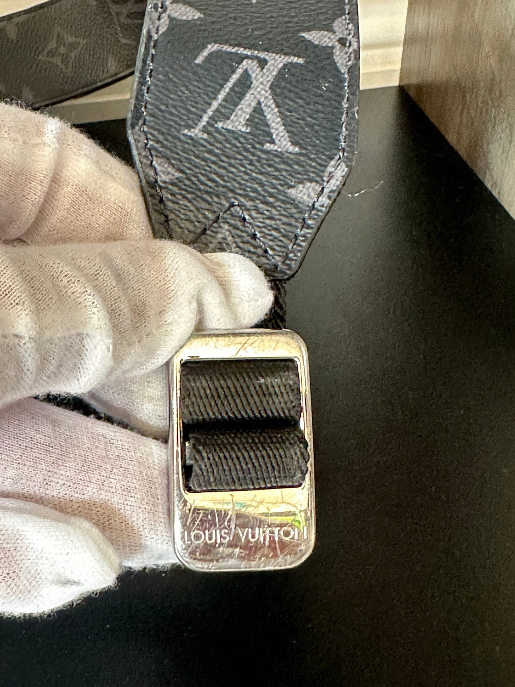 LOUIS VUITTON MESSENGERAMA MONOGRAM ECLIPSE BAG – PRE-OWNED