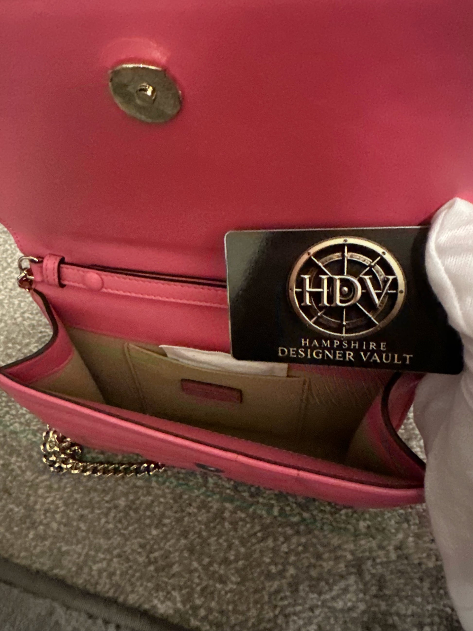 JIMMY CHOO VARENNE LOGO PLAQUE SHOULDER BAG